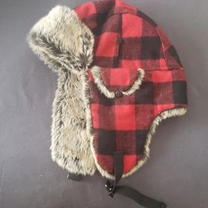 Buffalo Plaid Trappers Hat